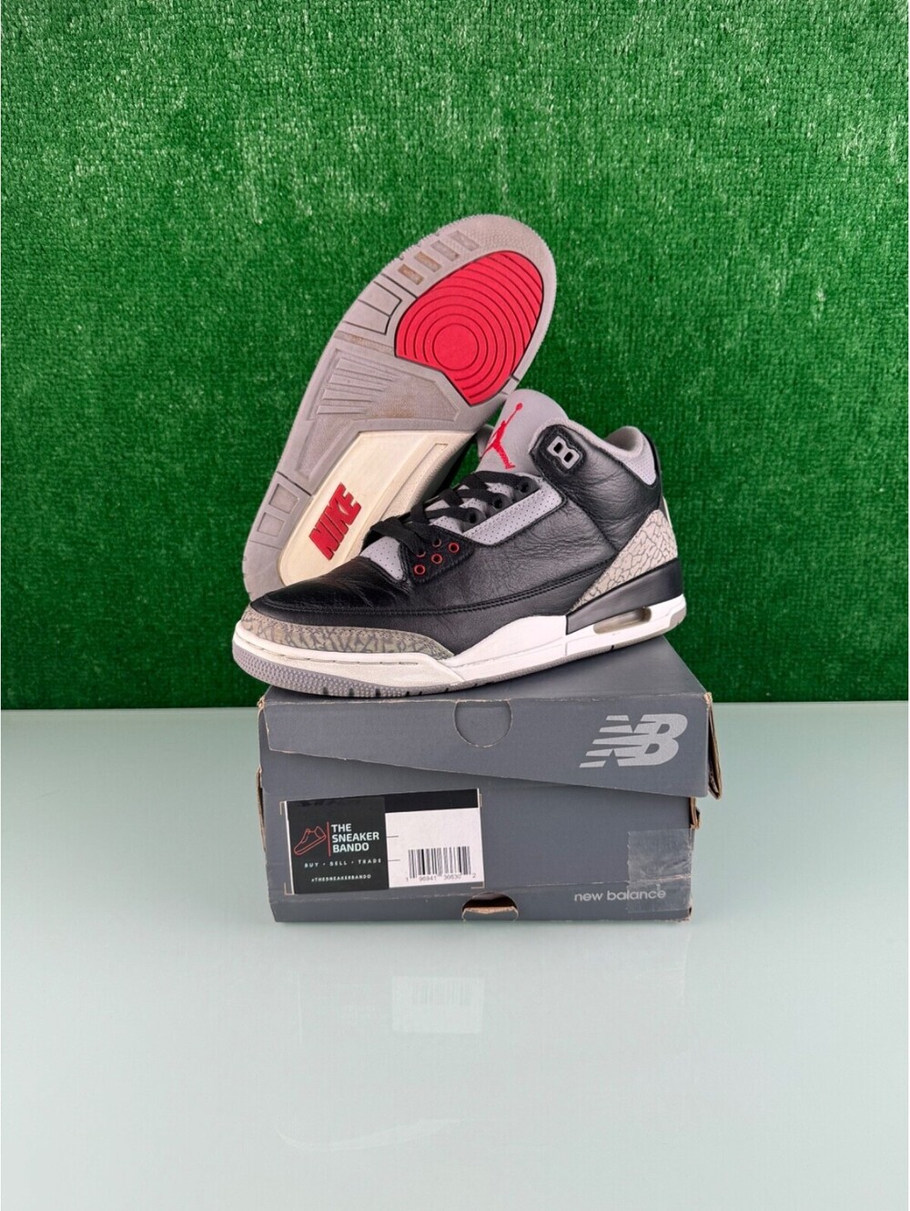 Size 9 - Air Jordan 3 Retro OG 2024 Black Cement